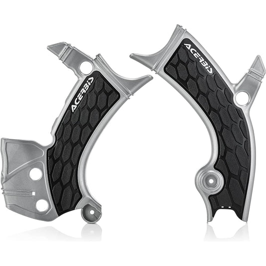 ACERBIS AC-23093 X-GRIP Frame Guard, YZF250F 19-23 YZF45F 18-22 Silver/Black