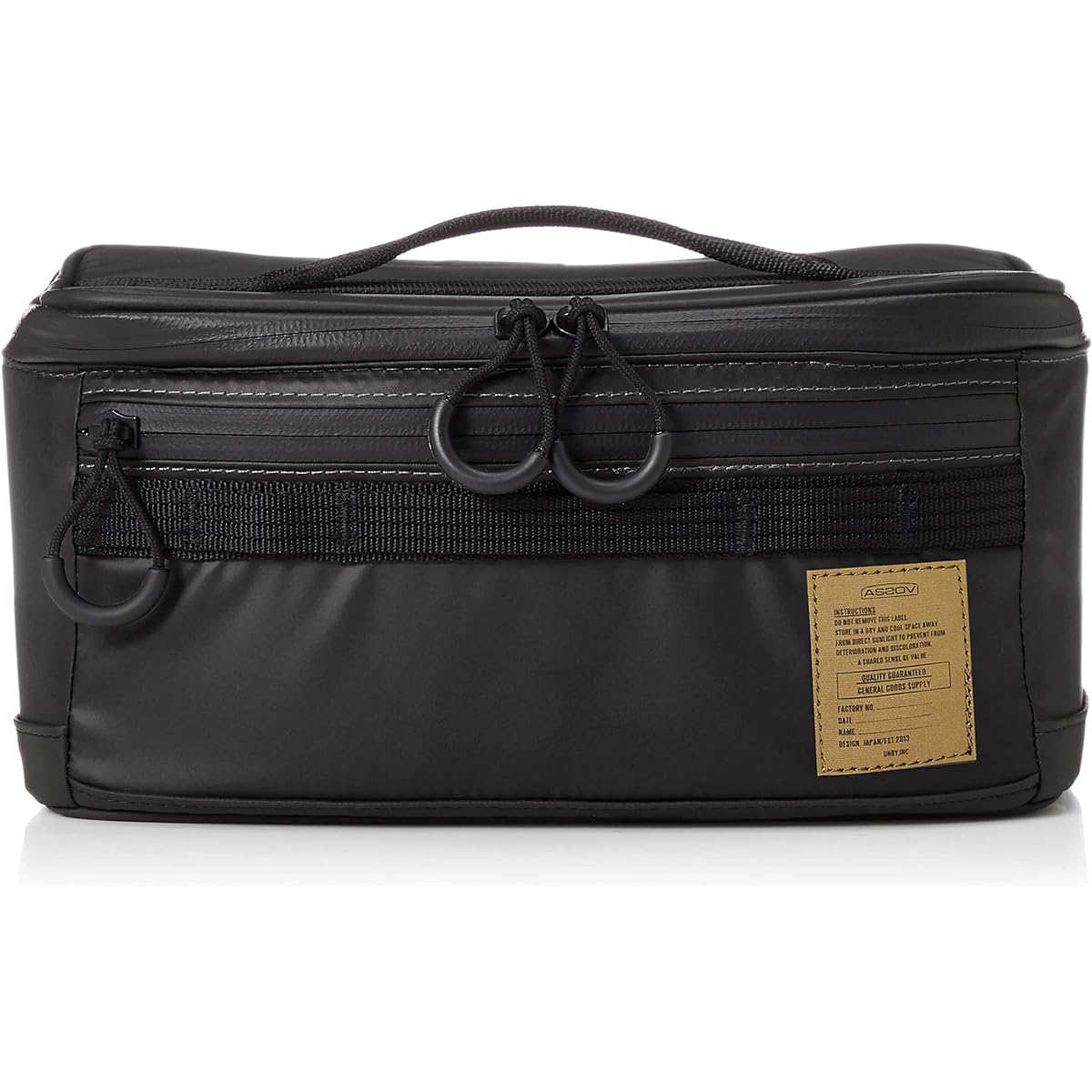 [Assobu] Bag NYLON POLYCARBONATE CONTAINER BOX (SS) Container Box SS Size Black