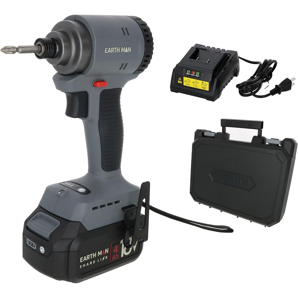 Takagi SL-BIDR180-AS EARTH MAN SHARE LINK 18V Rechargeable Brushless Impact Driver