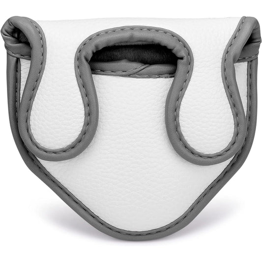 CRAFTSMAN Golf Putter Cover Mallet Magnet Compatible with 2 Balls Head Cover 3 Colors Synthetic Leather