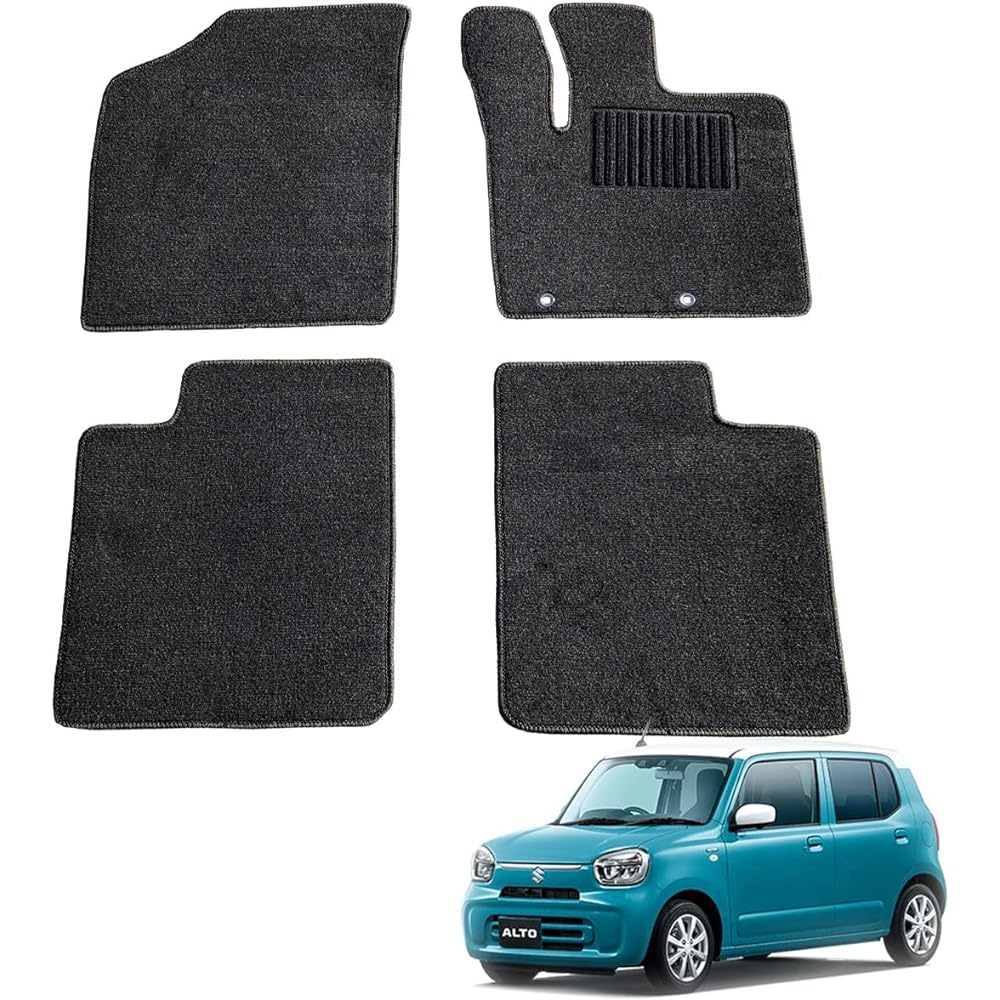 Fenice Car Mat Floor Mat Domestic Production (Suzuki Alto HA37S HA97S) Black Non-Slip Shape Resistant to Slip Car Mat (Car Parts Specialty Store)