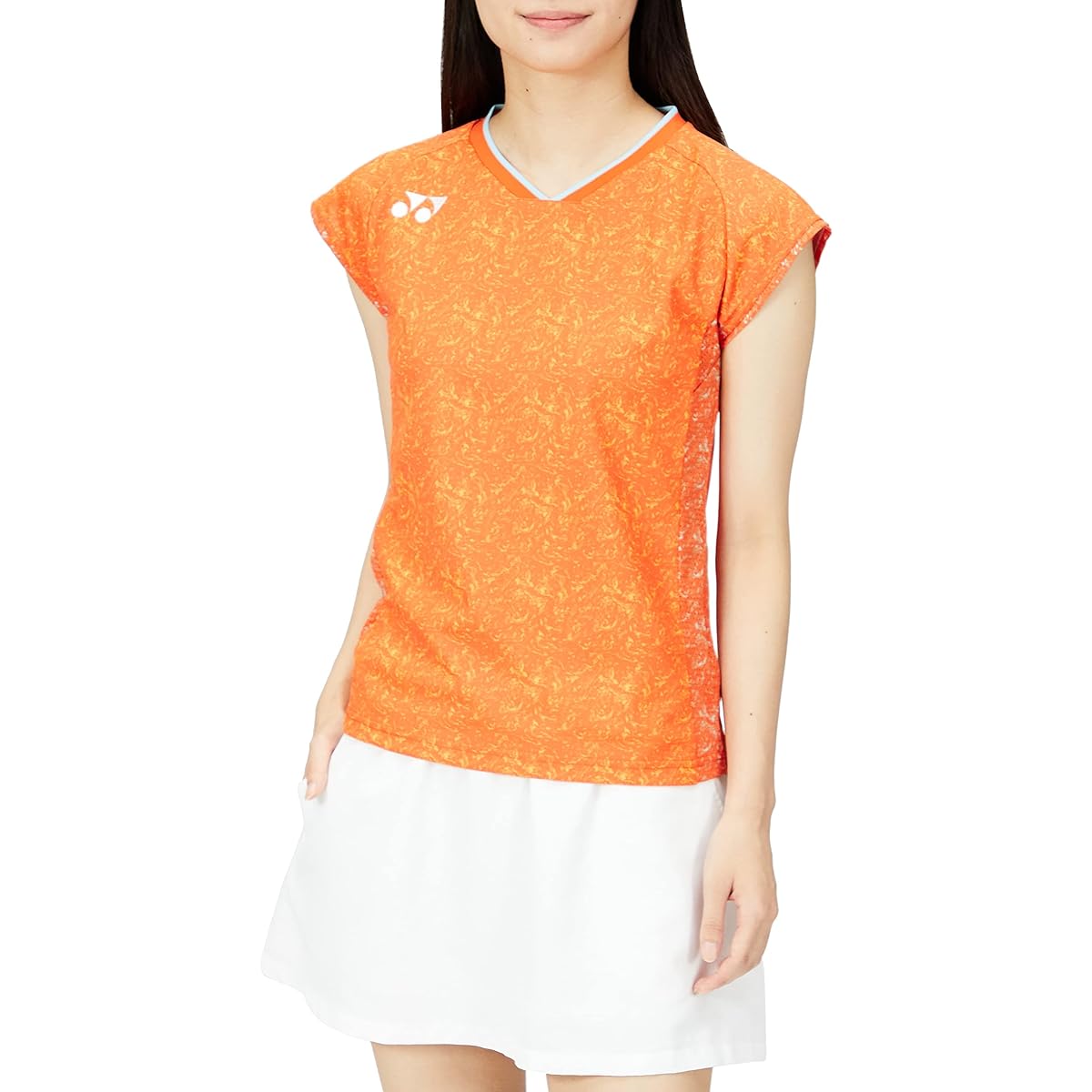 [YONEX] Women's Short Sleeve Shirt Game Shirt (Fitted Shirt)