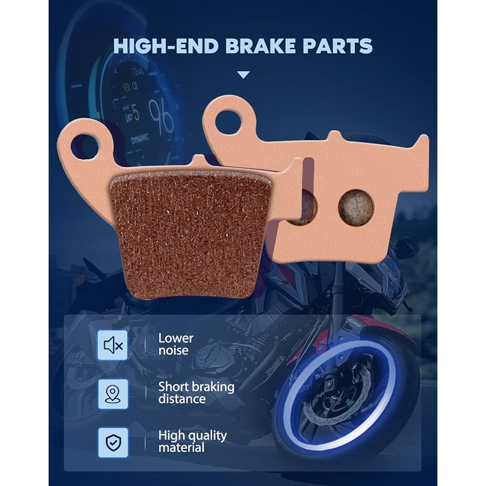 ECCPP Front & Rear sintered Brake Pad Honda CR125R CR250R CRF450R FA346
