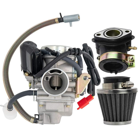 PD24J Carburetor GY6 150cc 125cc 4 Stroke Electric Chalk Auto Vice Cutter