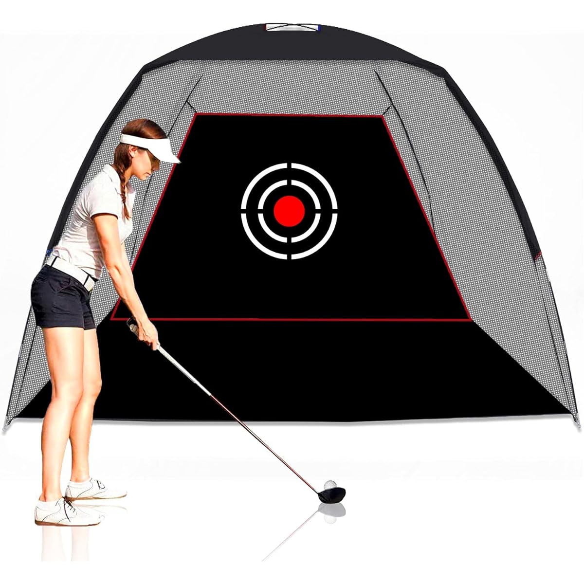 Gulfmore Golf Net Golf Practice Net Indoor Outdoor Practice Net Swing Practice Target & Carry Bag Included