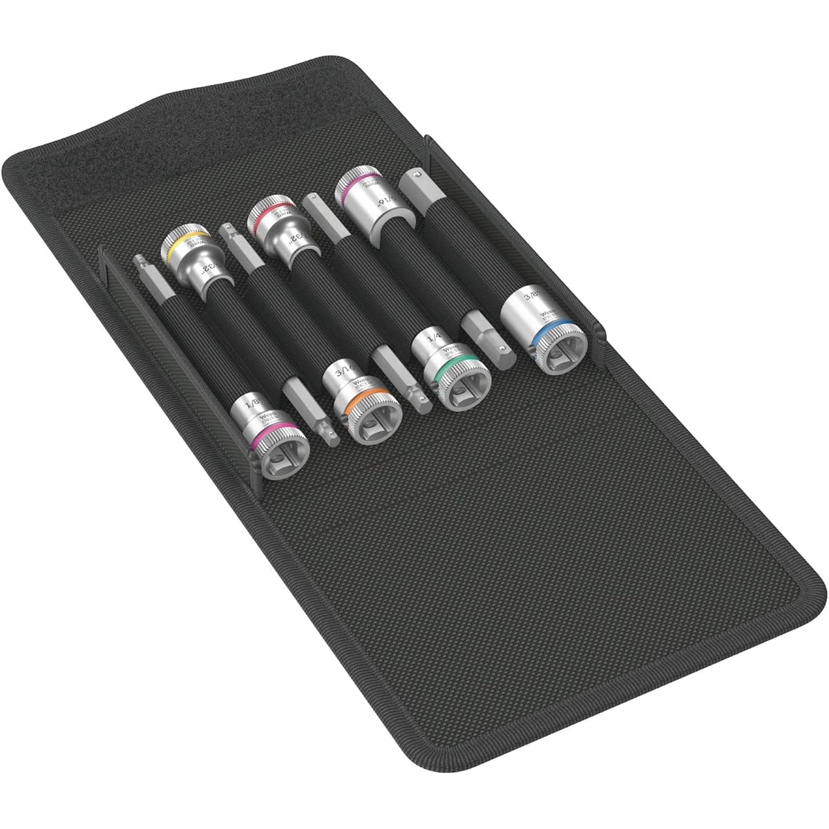 Wera 05003181001 | Bit Socket Set 8740 B HF Imperial 1 9.5mm 7 Pieces [Regular Japanese Import Product]