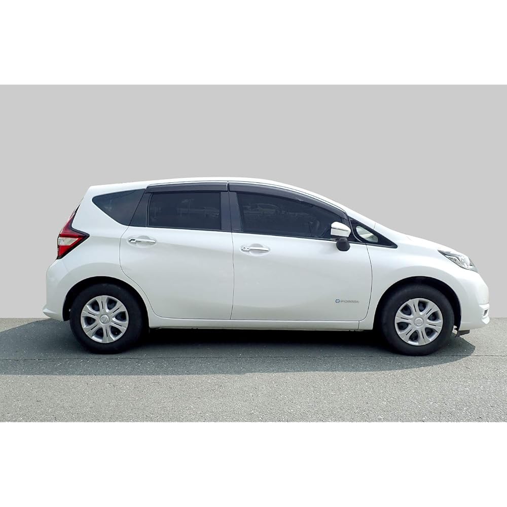 SecondStage Nissan Note E12 Pillar Garnish For Vehicles with Genuine Visor Piano Black/SHN0178BLK