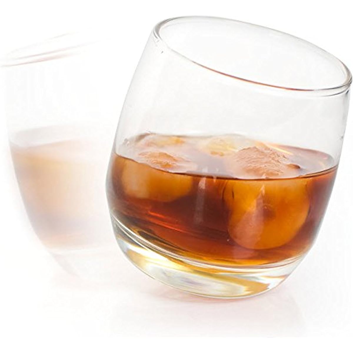 Le Studio [LE STUDIO] Cuban Glass Set of 2 Transparent Ø8 x H9 cm 37-1K-301
