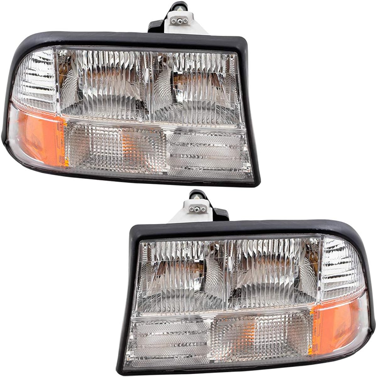BROCK replacement driver and passenger seat set headlight 98-04 SONOMA pickup truck