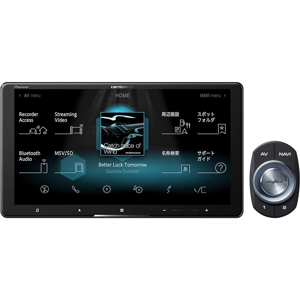 Pioneer Car Navigation AVIC-CQ912 9 Inch Cyber Navigation Free Map Update Full Seg DVD CD Bluetooth SD USB High Resolution HD Image Quality Carrozzeria