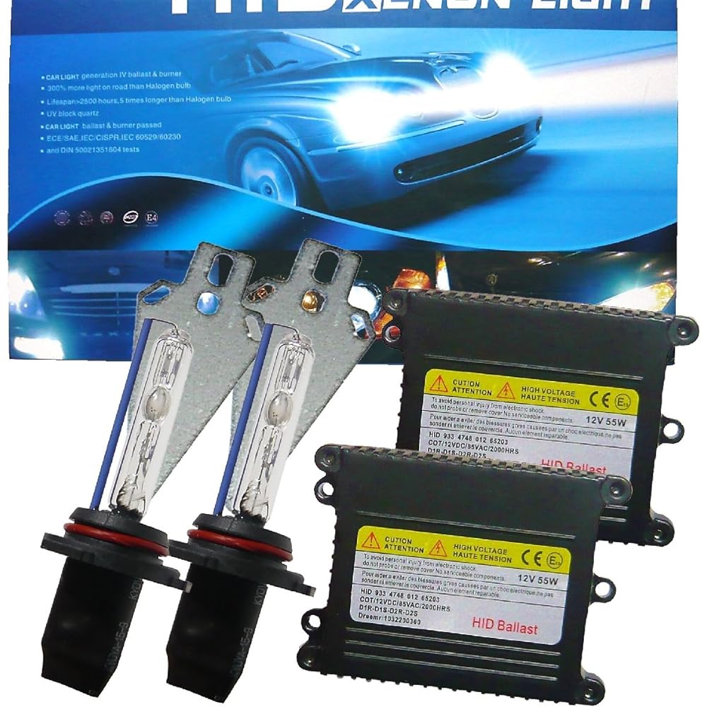 Customize HB4 55W Ultra Thin Digital Ballast HID Set 6000K 1 Year Warranty