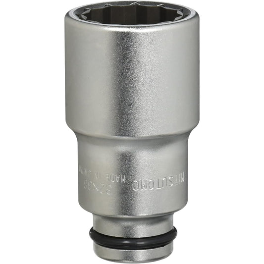 Ichinen Access MUST TOOL Steel Double Socket 12 Square 17 x 21mm For Impact Wrench 12.7mm (1/2") Drive TWS1721-12