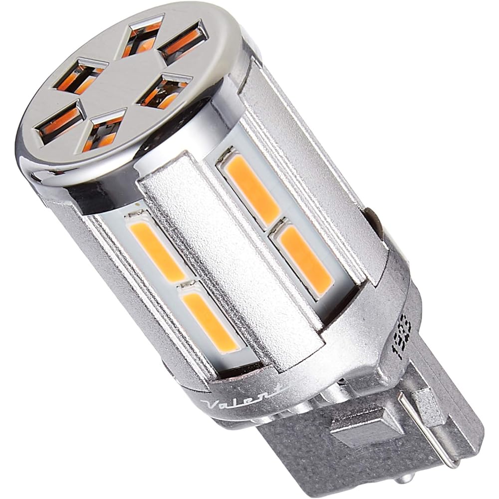 VALENTI LED bulb T20 double/single (W3X16q/16d compatible) Amber VL55-T20-AM