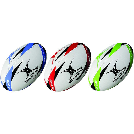 Gilbert Rugby Ball No. 3 Elementary School Lower Grade G-TR 3000 White Red Black [Parallel Import]