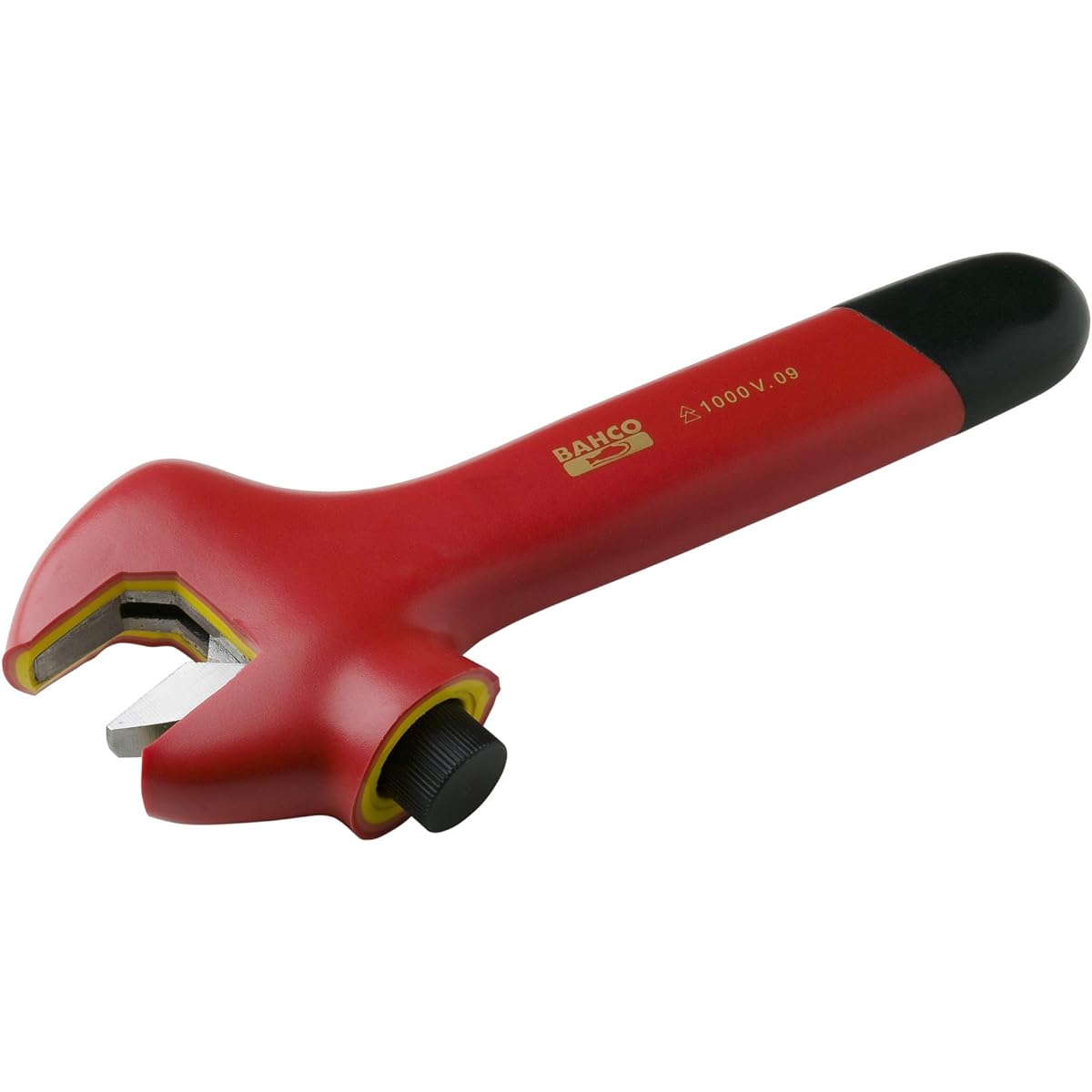 BAHCO Adjustable Wrench Fully Insulated 1000V Fully Insulated Monkey Wrench 250mm 8073VLT