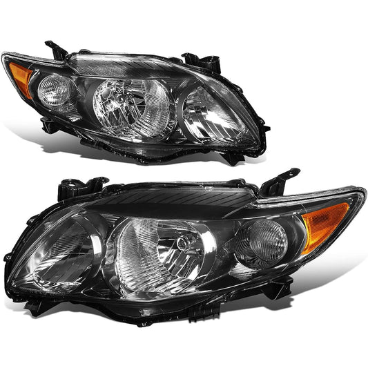 OE Style Black Housing Headlight Head Lamp replacement