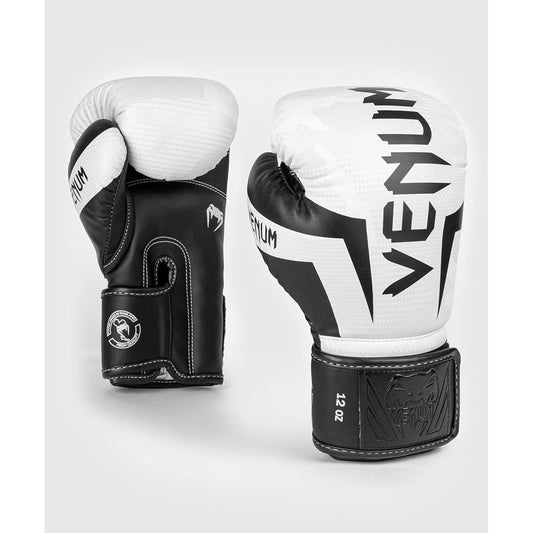 VENUM Elite Boxing Gloves White/Camo VENUM-1392-053 (8oz)