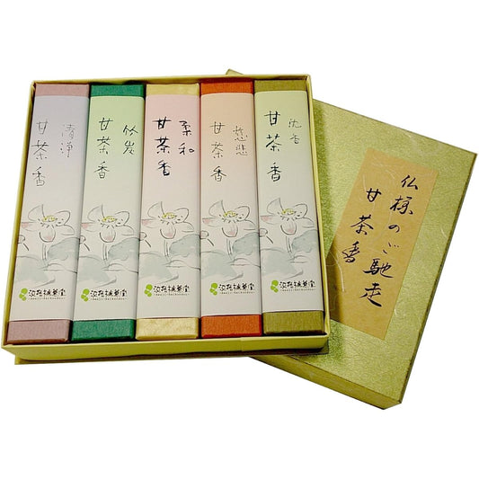 (Packaged product with gift tag) Awaji Umekundo incense sticks for gifts, mourning offerings, a feast for the Buddha that will please the Buddha, sweet tea incense (1), high-grade incense sticks #88