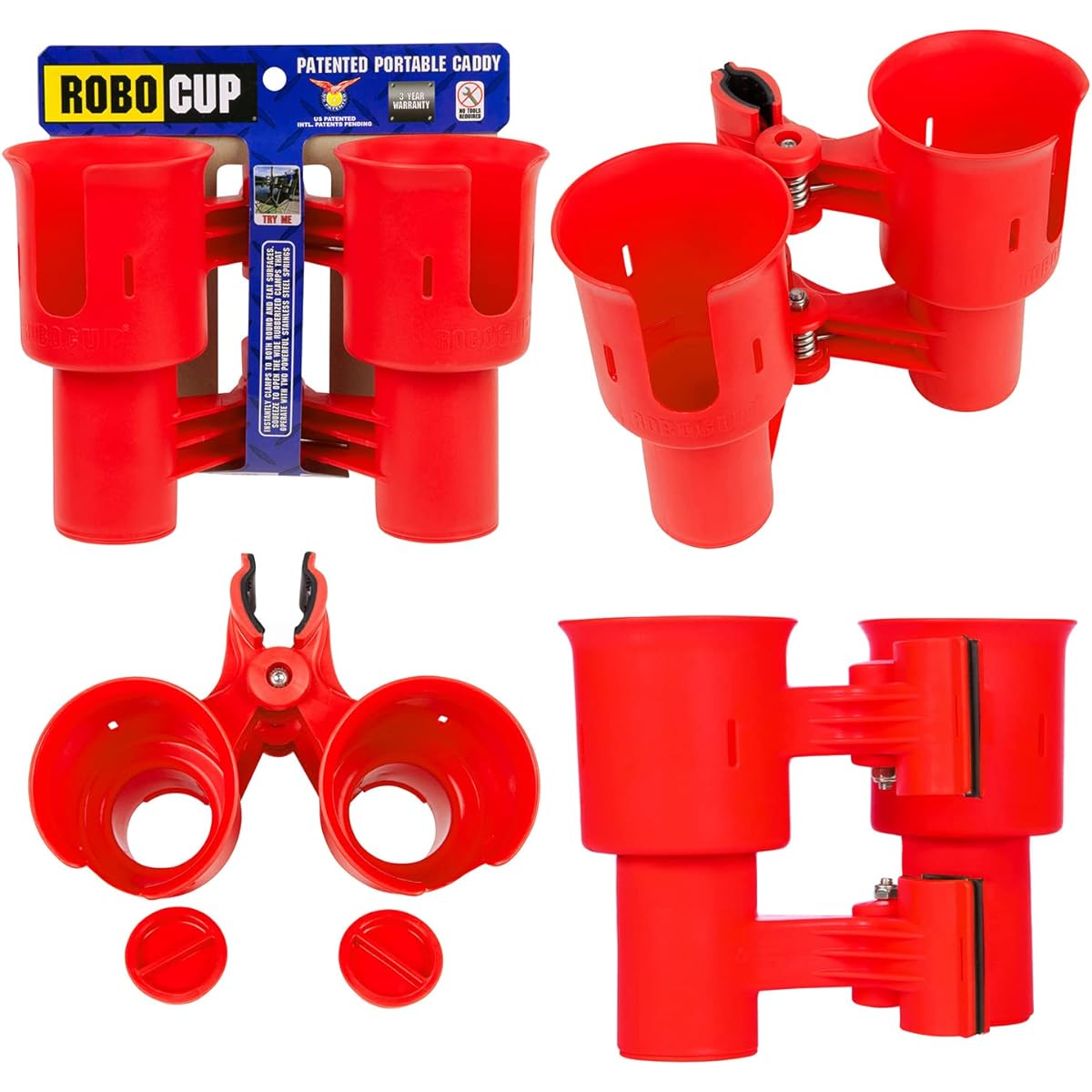 TH Marine Robo Cup Drink Holder TH-Marine ROBO CUP ROBCP-1-DP 05 Red 1 piece
