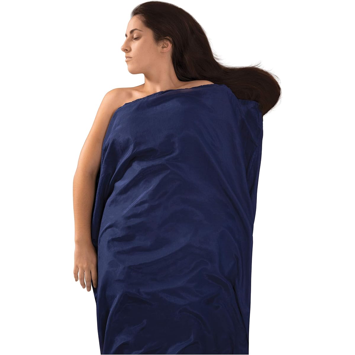 Sea and Summit Premium Blend Silk/Cotton Mummy Travel Liner with Hood