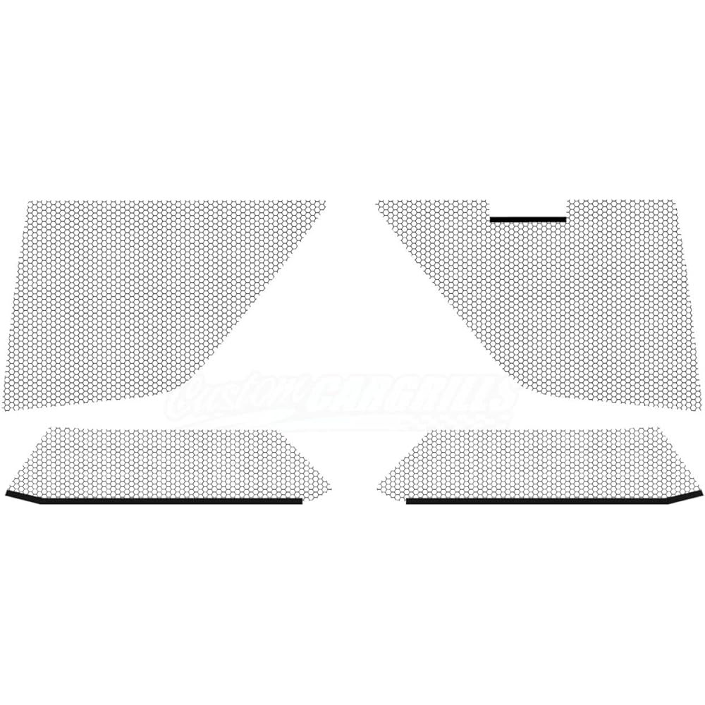 CustomCargrills Mesh 4-piece set 2020-2023 CHEVY CORVETTE C8 Radiator Grill Vent