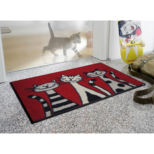Cleantex Japan Entrance Mat Three Cats 50×75cm wash+dry AB00006