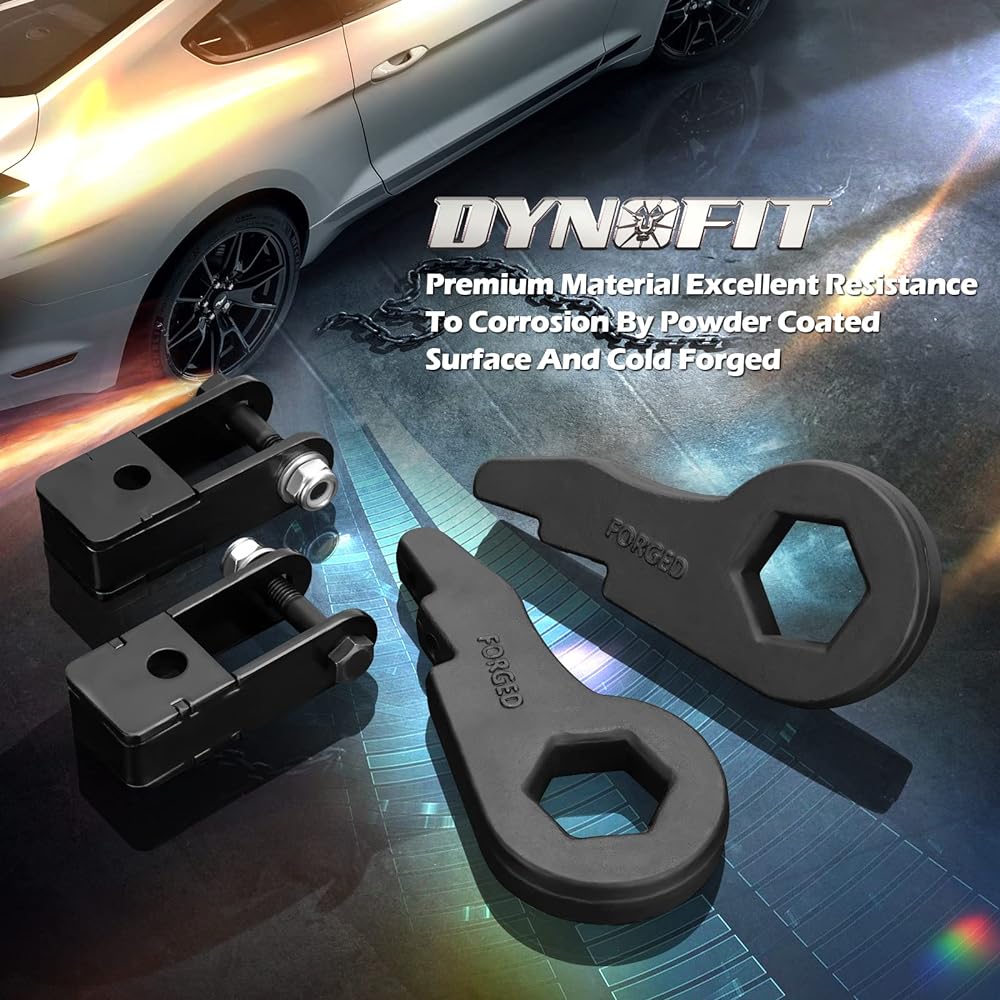 1 ~ 3 inch tongue Barkey Shock Extender with Bracket Chevrolet GM Sylvarad Sierra 1500 1999-2007 Dynofit 1 to 3 inch Forging Adjustable Suspension Leveling Lift Kit
