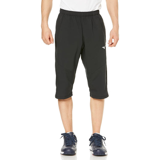 [Mizuno] Tennis Wear Training Cross Pants 3/4 Length Sweat Absorbent Quick Drying Stretchy Dynamotion Fit 62JD2015
