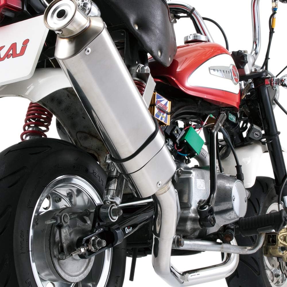 Nankai Parts (NANKAI) *Vehicle not included Monkey Power Comp Muffler (Type 14) All Stainless Steel Irregular Silencer MM-14