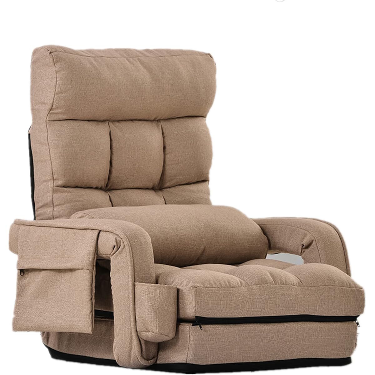 Reclining Recliner Chair Chair with Arms Brick Chair Stylish Chair Chair Chair Compact [Coffee]