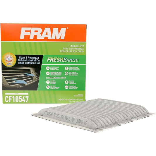 Fram CF10547 With Fresh Breeze Cabin Air Filter Arm & Hammer