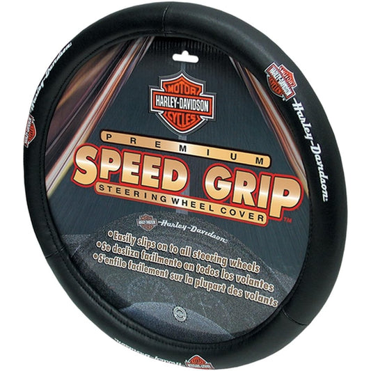 Plasticolor 006393 Black Tairing Wheel Cover (Harley Speed Grip)