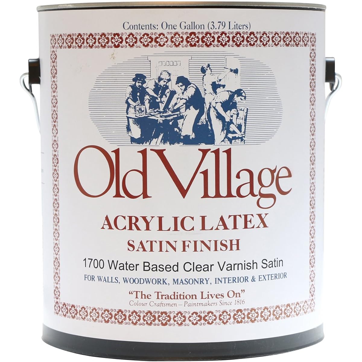 Old Village Polly Aqua Varnish (Semi-gloss) 3785ML 1700