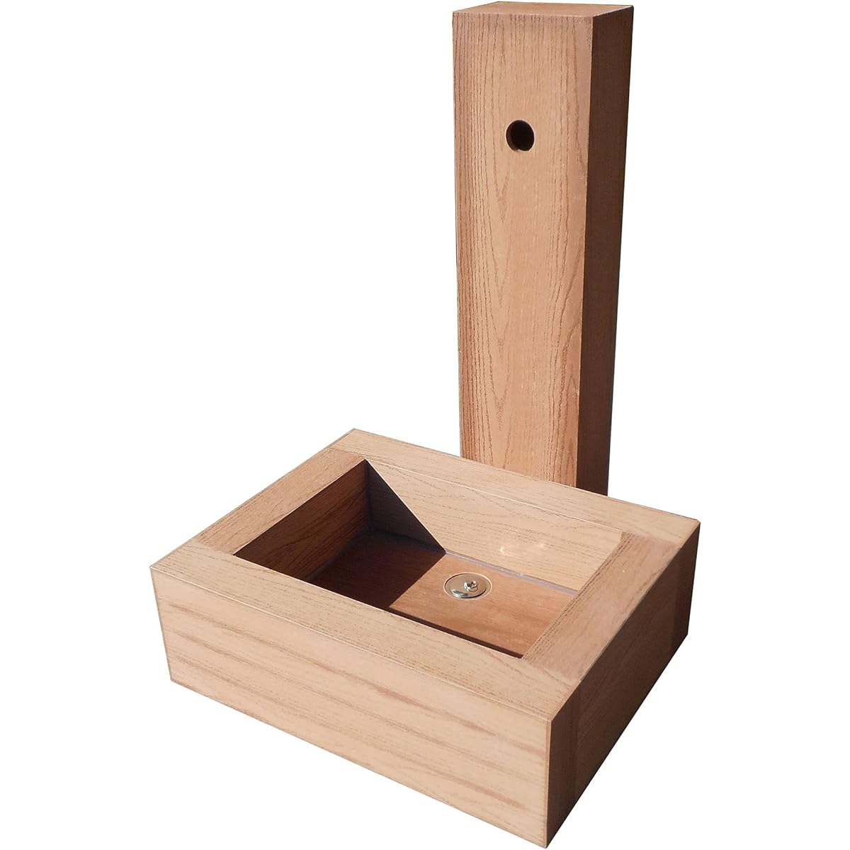 igarden iwood faucet unit natural width 600mm x depth 480mm x height 850mm i10405406-nl