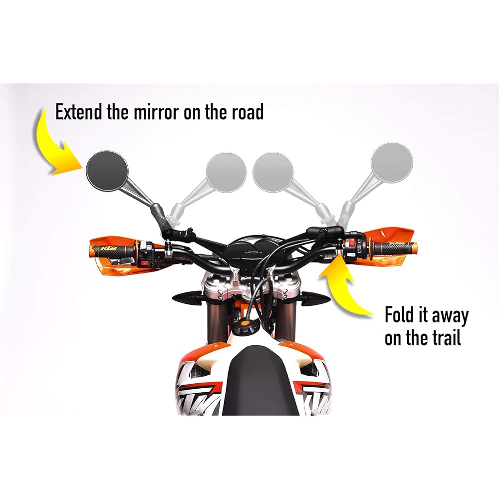 DOUBLETAKE Mirror -Unbreakable Auto Miller -Enduro Set