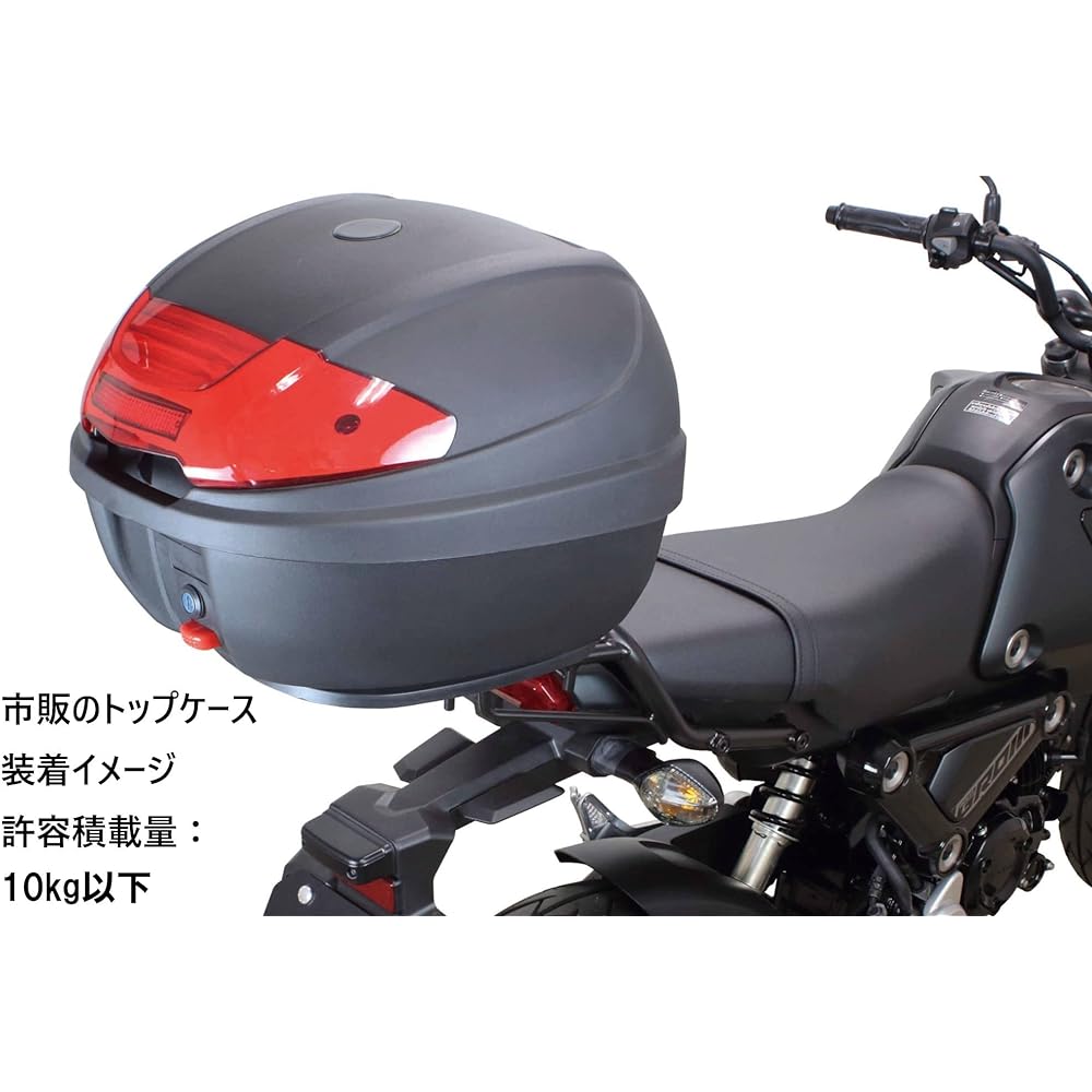 Special Parts TAKEGAWA Rear Carrier Black GROM(JC92)/MSX GROM(MLHJC92) 09-11-0289