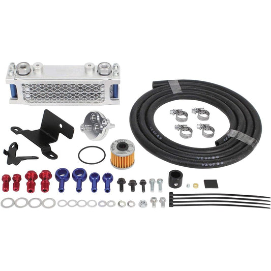 Special Parts Takegawa Compact Cool Kit (Rubber Hose/3 Fins 4 Oil Lines) Oil Cooler Cross Cub 50 (AA06) Cross Cub 110 (JA45) 07-07-0258