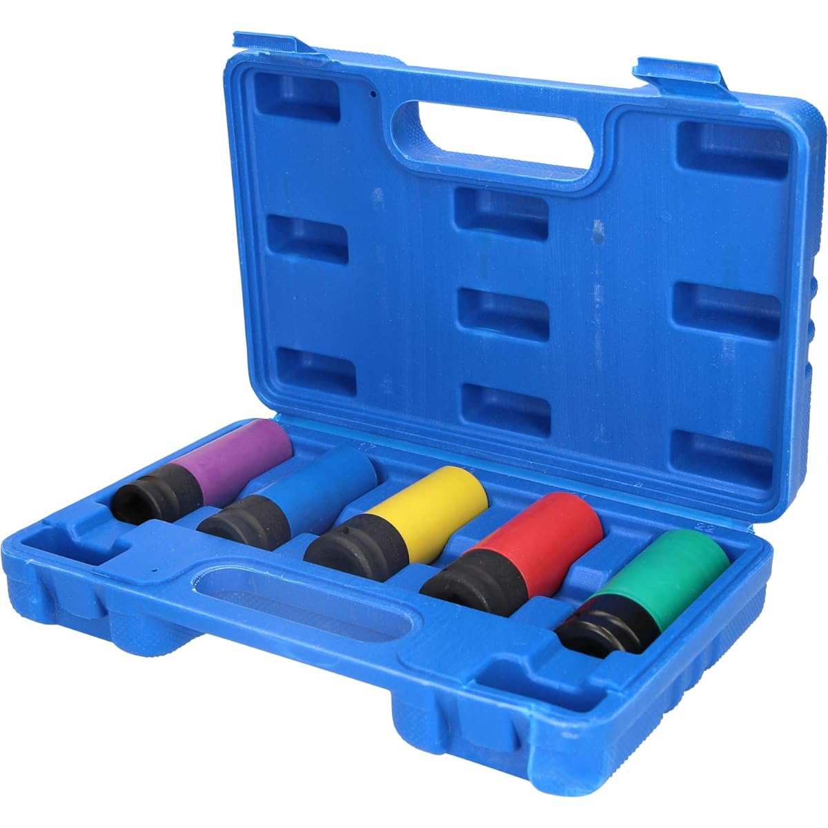 KS Tools 1/2" Impact Socket Set for Aluminum Rims 15 / 17 / 19 / 21 / 22mm 5 pieces BT691010