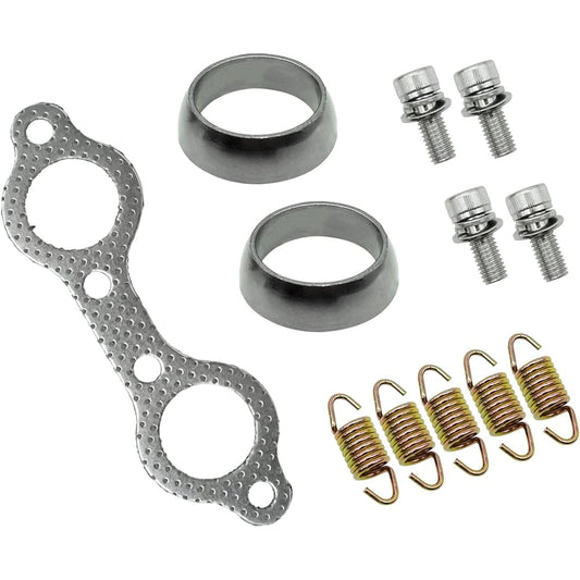 Exhaust Muffler Gasket Seal Spring Rebuild Kit Polaris Sportsman 600 700 800 MV7 2002-2006 Frontier 2002-2005 OEM# 5811511 3610047