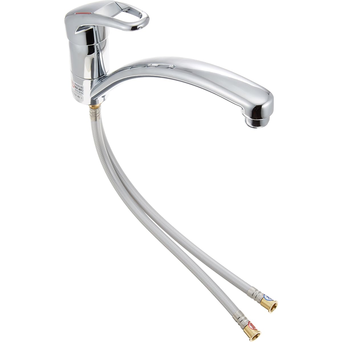 Sanei faucet fittings single 1 hole mixing faucet (with Benly flexible) K876TJV [Specifications: For general land use]