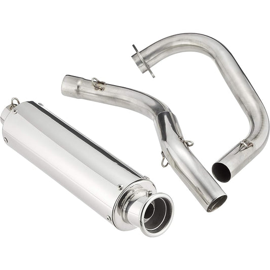Bike Parts Center 2031 Honda Ape 50/100 Stainless Steel Custom Muffler