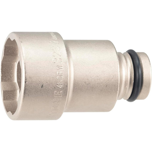 TONE Double quick fit socket for impact HP4NQFW-3236 Drive angle 12.7mm (1/2") Width across flats 32 x 36mm