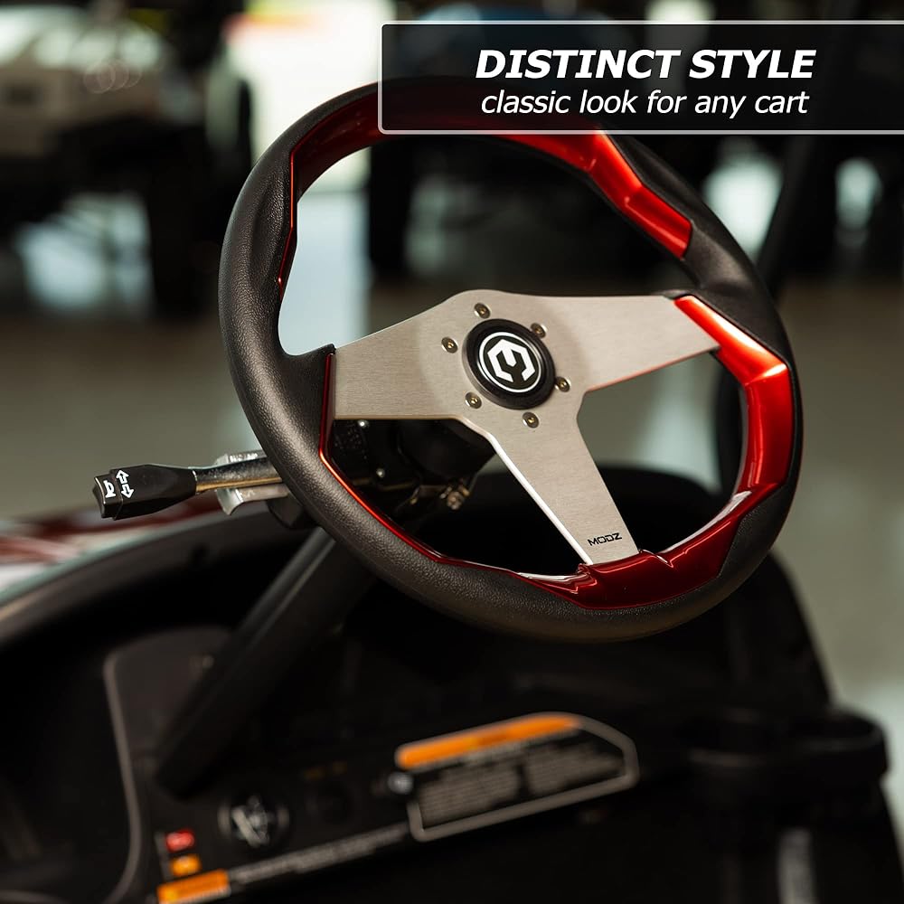 Modz Zilker Golf Cart With Handle Adapter -Configuring all EZGO models -Carbon fiber and black