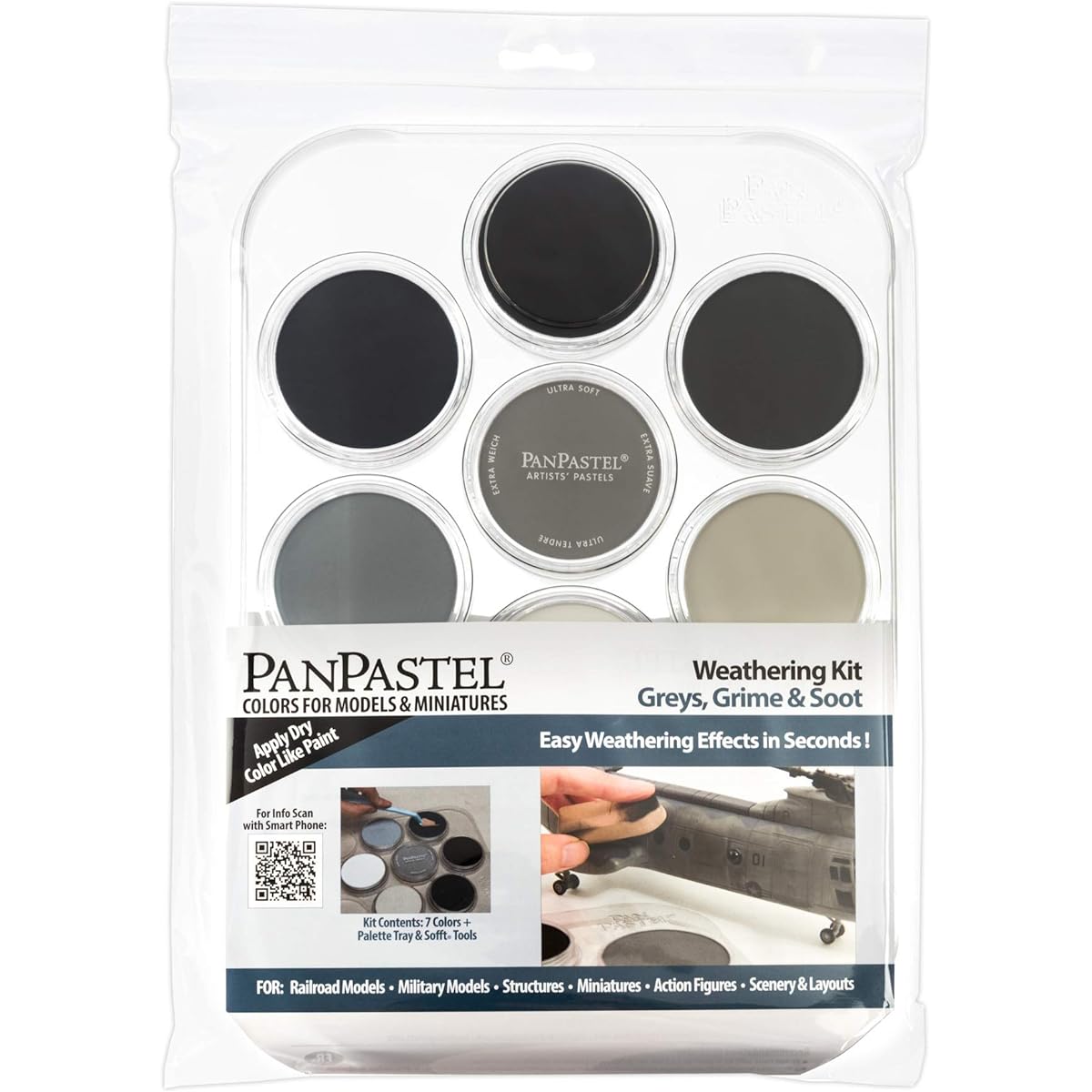 PanPastel Modeling Series Weathering Kit Gray 30702