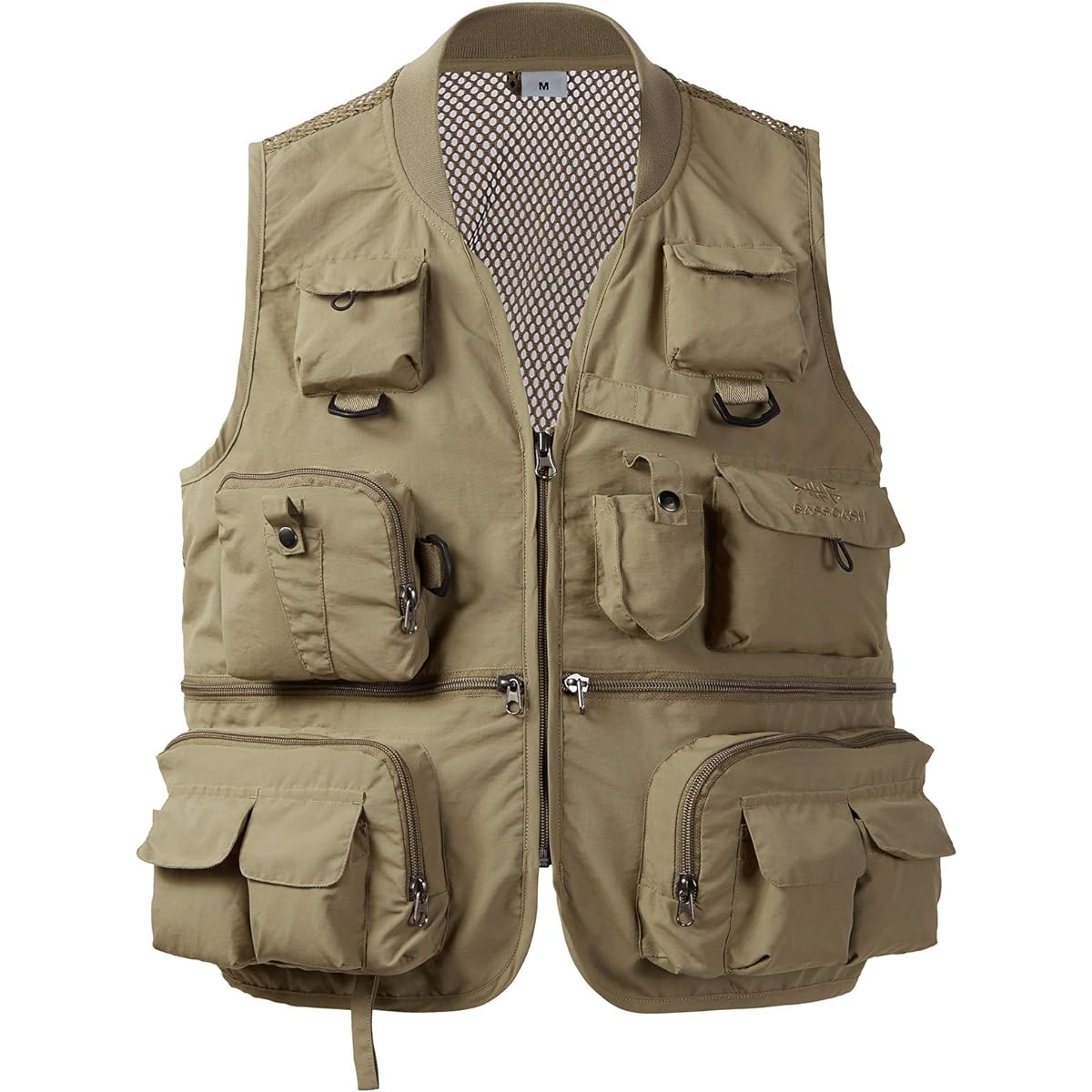 [Bassdash] Bassdash Fishing Vest, Multifunctional Mesh Vest, Ultra Lightweight, Fishing, Climbing, Photography, Outdoor Vest, Men's