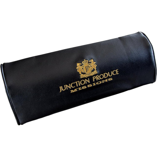 JUNCTION PRODUCE MISSIONS Embroidered Logo Hip Pad Seat Cushion Black x Gold GM227719