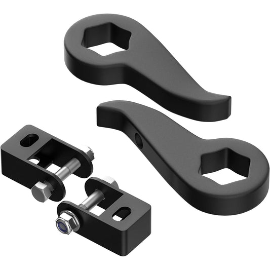 1-3 inch tongue Burkey 2011-2019 Sylvarad GMC Sierra 2500HD 3500HD 4X4 Shock extensioner bracket 1 to 3 inch Forged suspension leveling lift kit