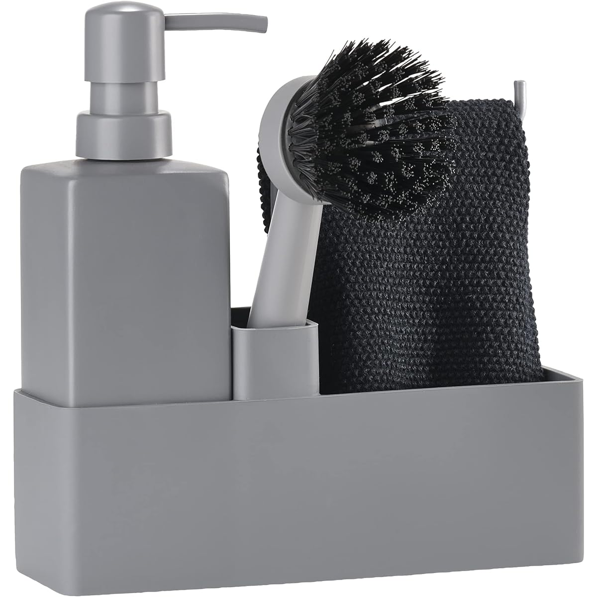 ZONE Dishwashing Set Cool Gray 19x6xH21cm 15241
