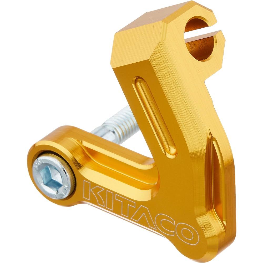 KITACO 307-1300971 Clutch Cable Receiver, Machined Aluminum, Monkey 125/Grom Gold Anodized Finish