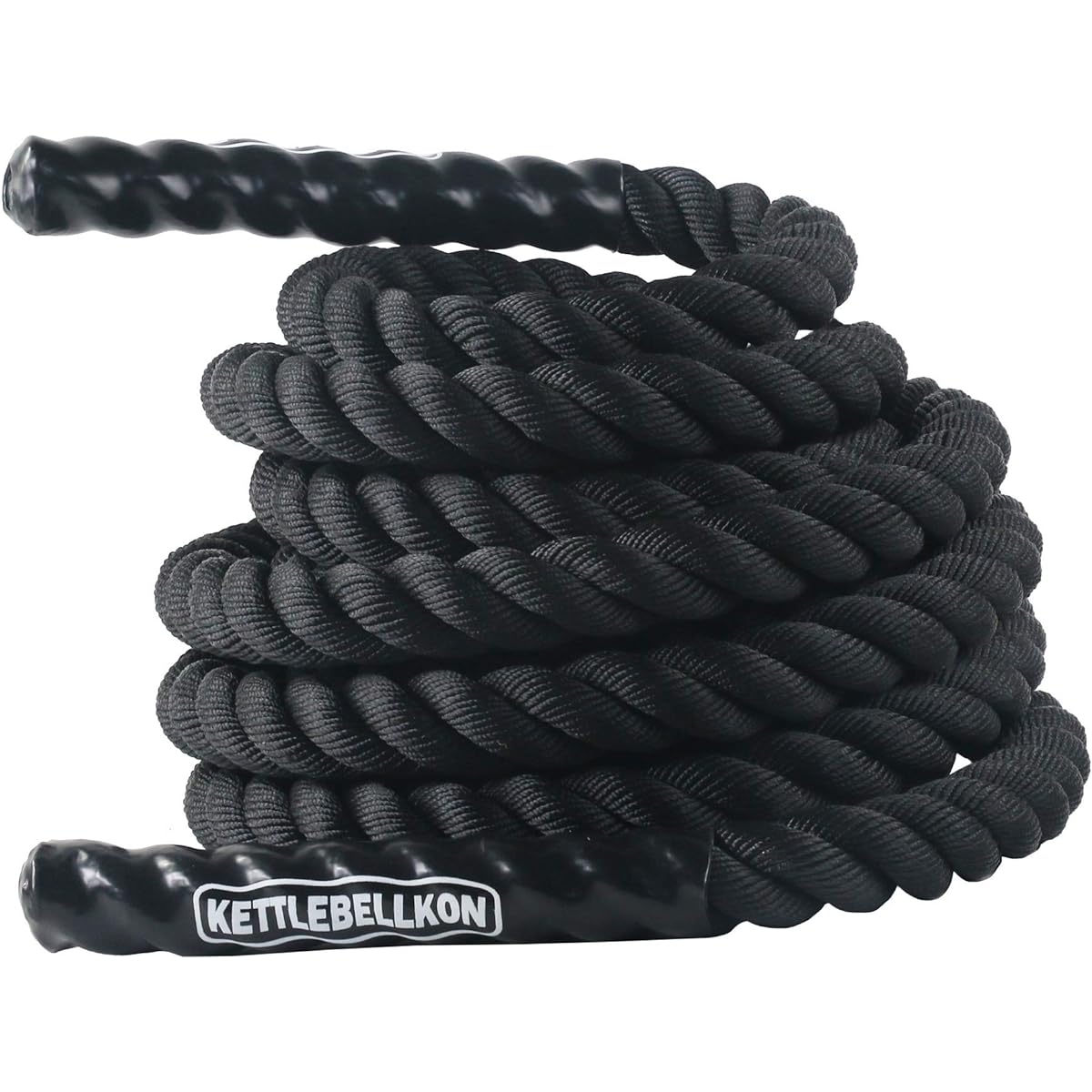 KETTLEBELLKON (kettlebell spirit) professional grade battle rope (gym rope, training rope, extra-thick jump rope) Professional specifications for martial arts and crossfit!